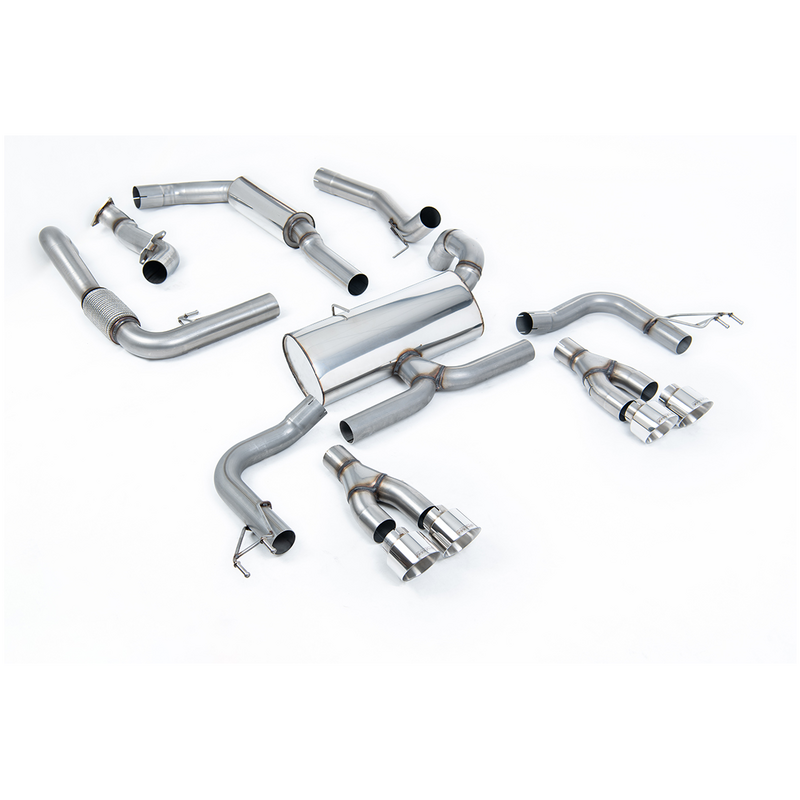Cat-Back Milltek  3" Polished GT-100