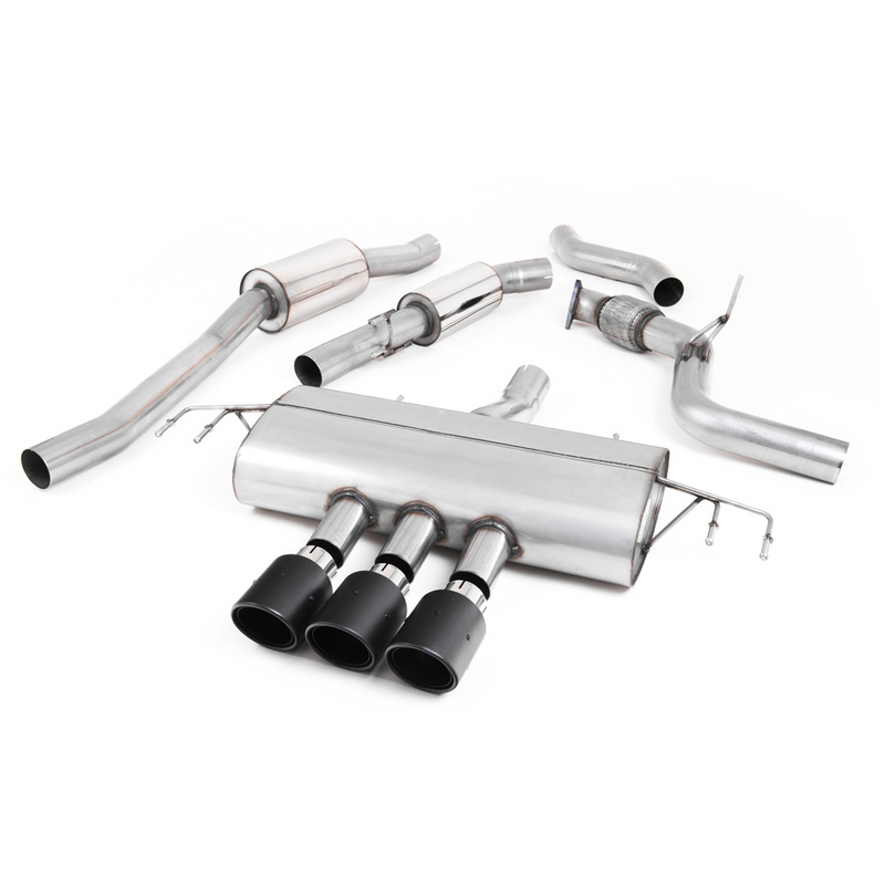 Cat-Back Milltek  3" Triple JET-100 Carbon