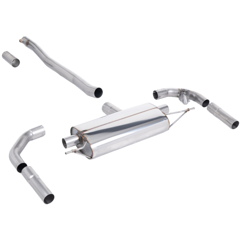 Cat-Back Milltek  3" (Sorties d'origine)