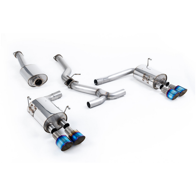 Cat-Back Milltek  3" 100mm GT  Burnt Titanium
