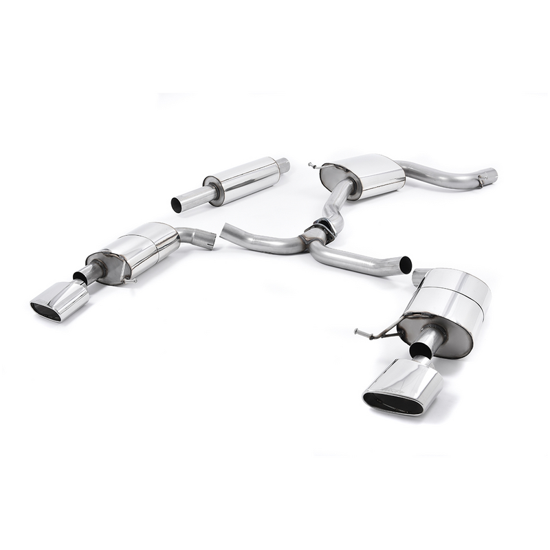 Cat-Back Milltek  3" 152x76mm Oval für SEAT LEON ST (5F8)  2.0 Cupra 280ps