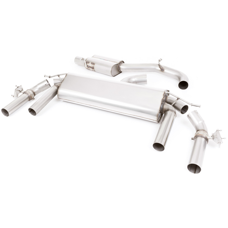 GPF-Back Milltek  3" Quad 100mm GT100 pour CUPRA ATECA (KH7, KHP, KBP)  2.0 TSI 4Drive 300cv