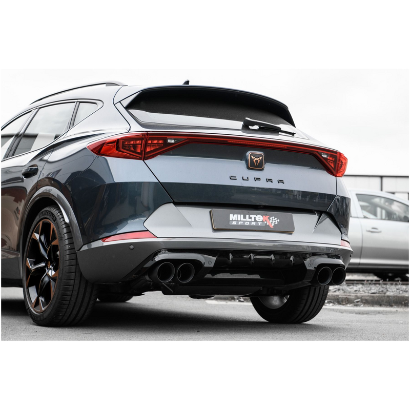 GPF-Back Milltek  3" Quad 100mm GT100 pour CUPRA FORMENTOR (KM7, KMP)  2.0 TSI 4Drive 310cv