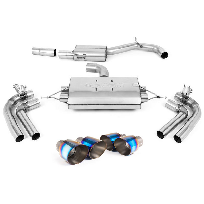 OPF-Back Milltek  3" Quad 100mm GT100