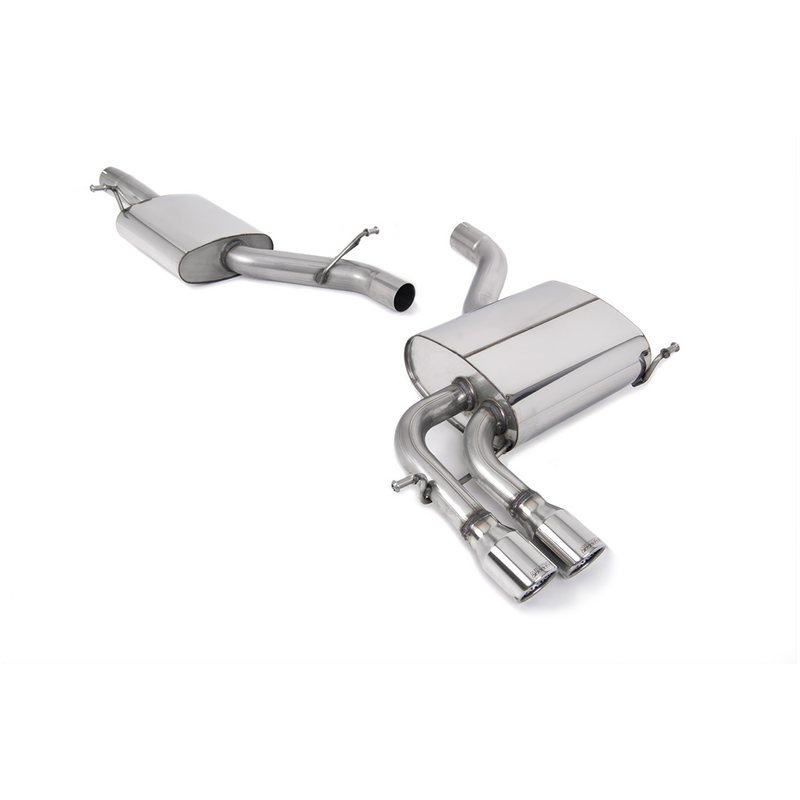 Cat-Back Milltek  69.85 Twin 76.2mm Jet pour AUDI A3 Sportback (8PA)  2.0 TFSI quattro 200cv