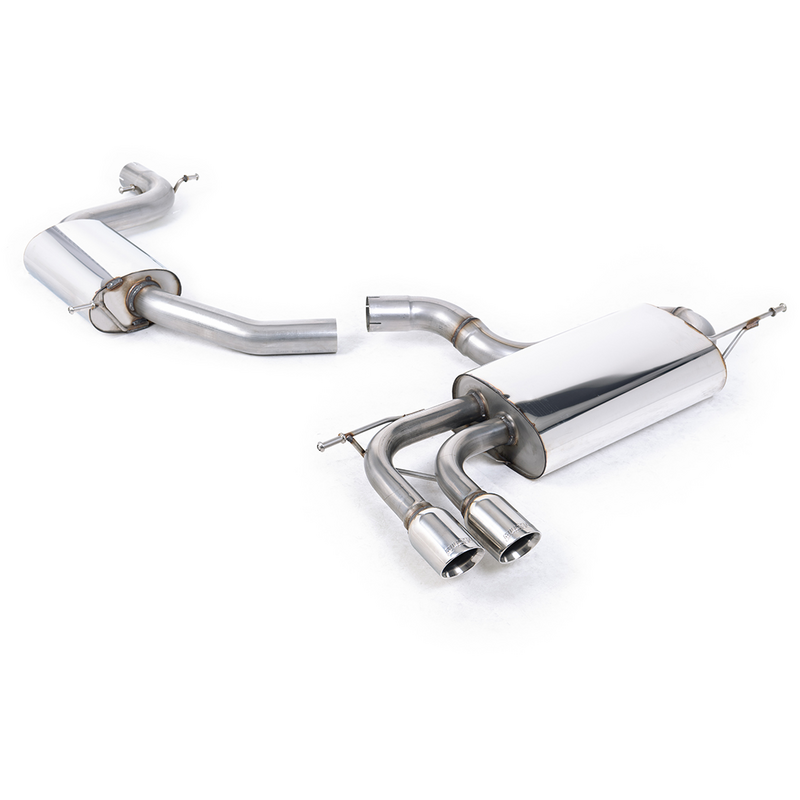 Cat-Back Milltek  2.75" Twin 80mm GT80