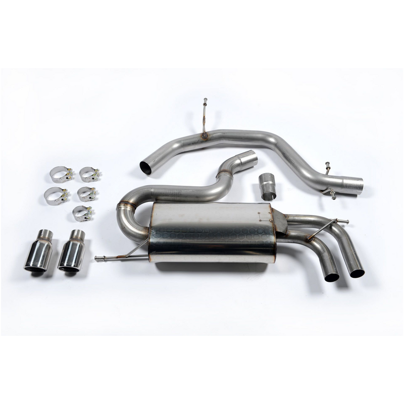 Cat-Back Milltek  69.85 Twin 80mm Jet pour SEAT LEON (1P1)  2.0 TFSI 211cv