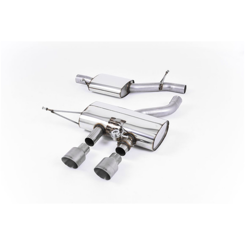 Cat-Back Milltek  2.75" Dual 100mm GT100 pour VW GOLF VI (5K1)  2.0 R 4motion 270cv