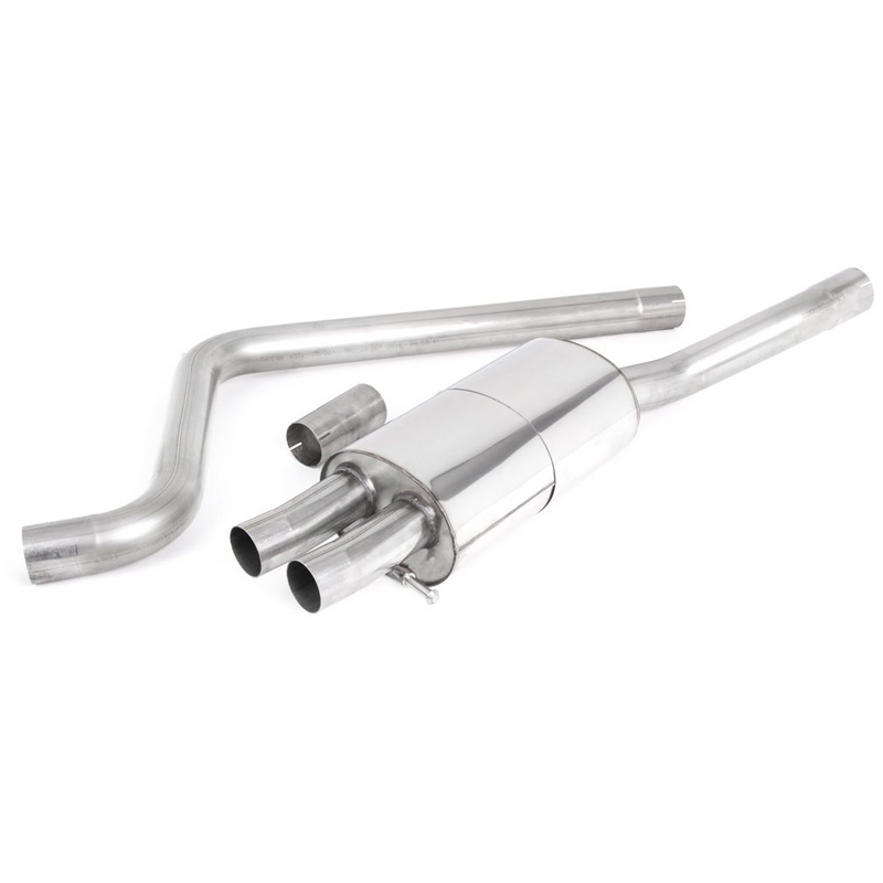 OPF-Back Milltek Resonated 2.75" Twin 90mm GT90 für VW POLO VI (AW1, BZ1, AE1)  2.0 GTI 200ps