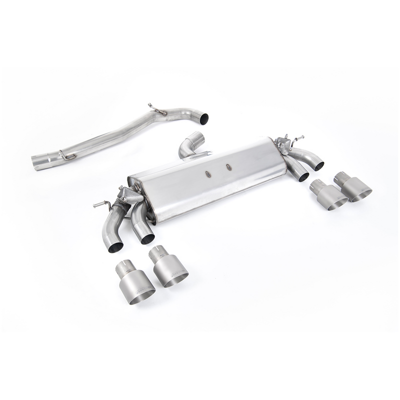 OPF-Back Milltek  3" Quad 100mm GT100