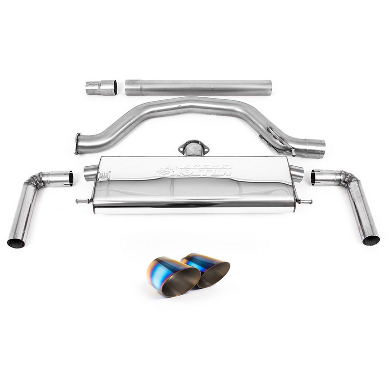 OPF-Back Milltek  3.15" Burnt/Blue Titanium GT-115 für VW GOLF VIII (CD1, DA1)  2.0 GTI 245ps