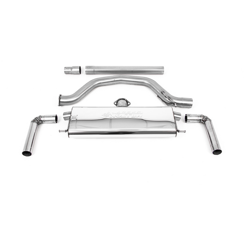GPF-Back Milltek  3.15" Cerakote Black GT-115 pour VW GOLF VIII (CD1, DA1)  2.0 GTI 245cv