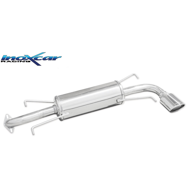 Echappement Final Inoxcar  120x80 Oval pour SUBARU IMPREZA Berline bicorps trois ou cinq portes (GR, GH, G3)  2.0 R AWD (GH7) 150cv