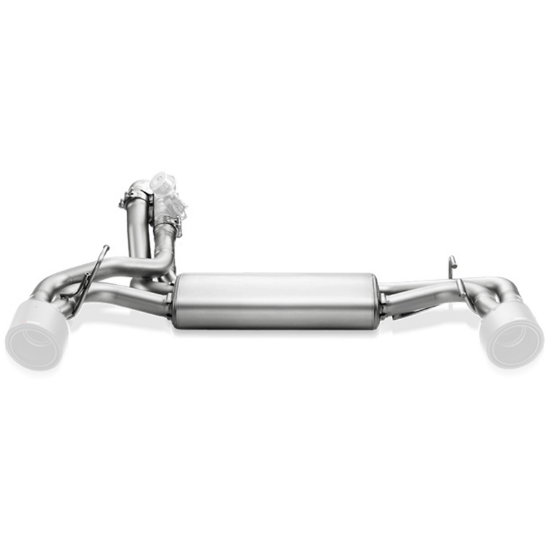 Echappement Final Akrapovic Slip-On  sans embouts pour ABARTH 500 / 595 / 695  1.4 (312.AXD1A) 135cv