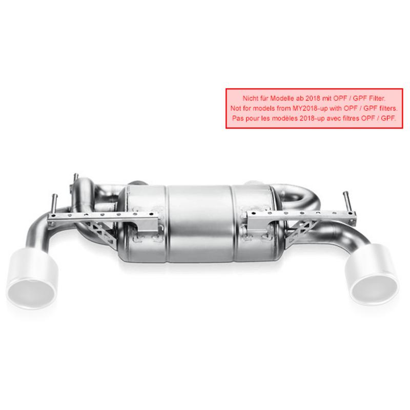 Endschalldämpfer Akrapovic   ohne endrohr für NISSAN 370Z Roadster (Z34)  3.7 328ps
