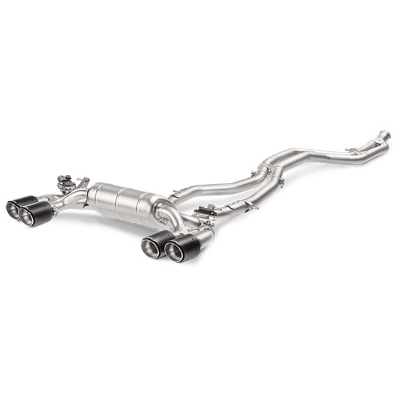 Cat-Back Akrapovic Evolution Line Sportauspuffanlage Carbon Tips für BMW 2 Coupé (F22, F87)  M2 370ps