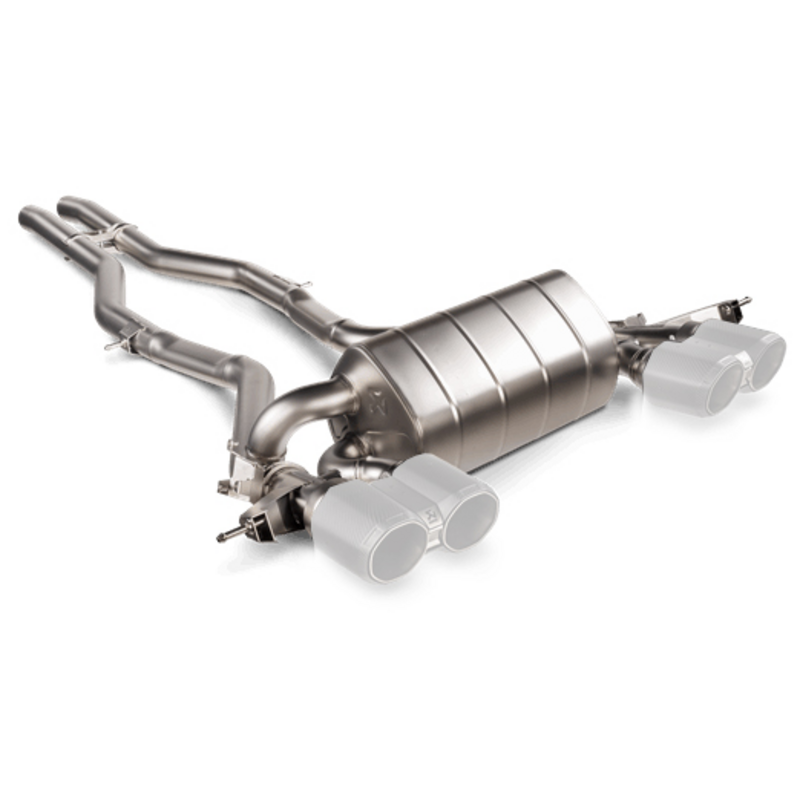 Echappement Final Akrapovic Slip-On  sans embouts pour BMW 4 Coupé (G22, G82)  M4 480cv