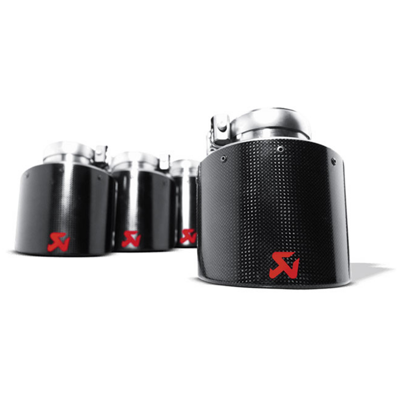 Embouts d'échappement Akrapovic  Carbon 125mm