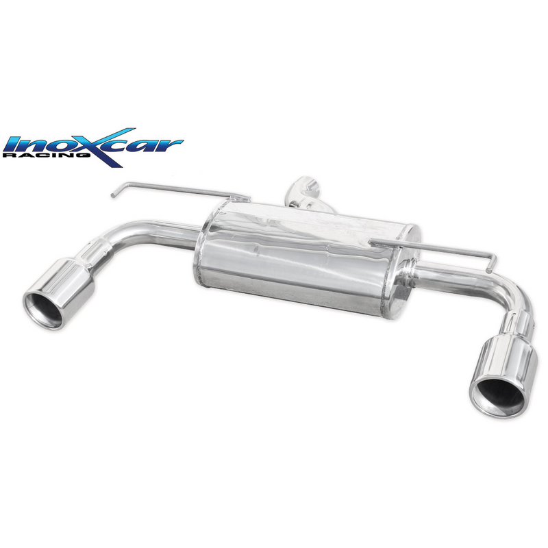 Endschalldämpfer Inoxcar  102mm Rolled für VW GOLF IV (1J1)  3.2 R32 4motion 241ps