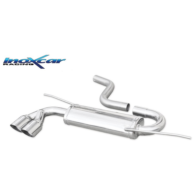 Echappement Final Inoxcar  2x80mm  Racing Angled pour VW SCIROCCO III (137, 138)  2.0 TFSI 200cv