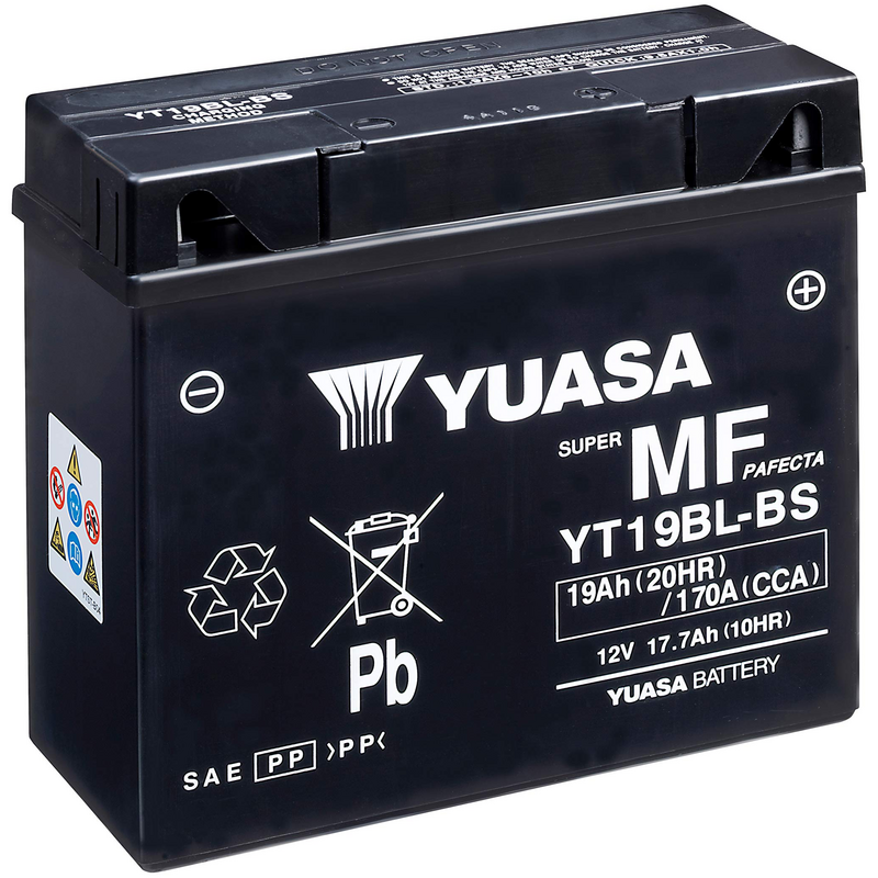 Batterie Moto Yuasa YT19BL  12V 19Ah  