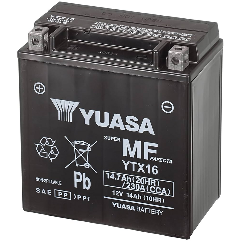 Batterie Yuasa YTX16  12V 14.7Ah  