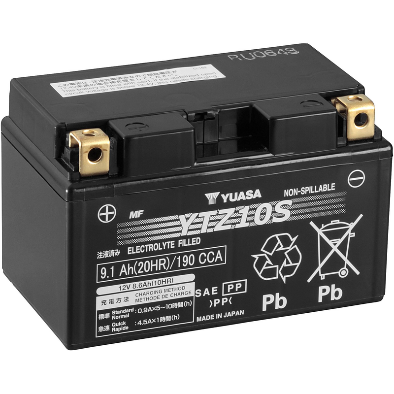 Batterie Moto Yuasa YTZ10S  12V 9.1Ah  