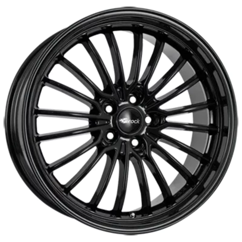 Felgen Brock B24 7.5x16 5x112 ET45 Schwarz Glanz