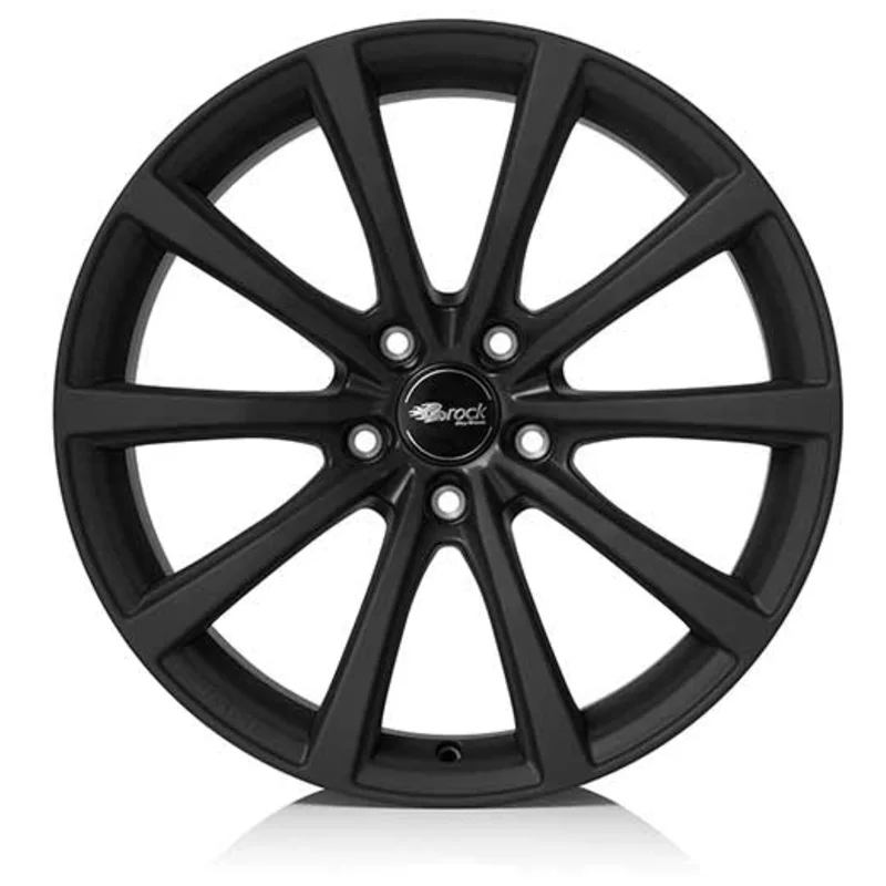Felgen Brock B32 9.5x20 5x108 ET52 Schwarz Klar Matt