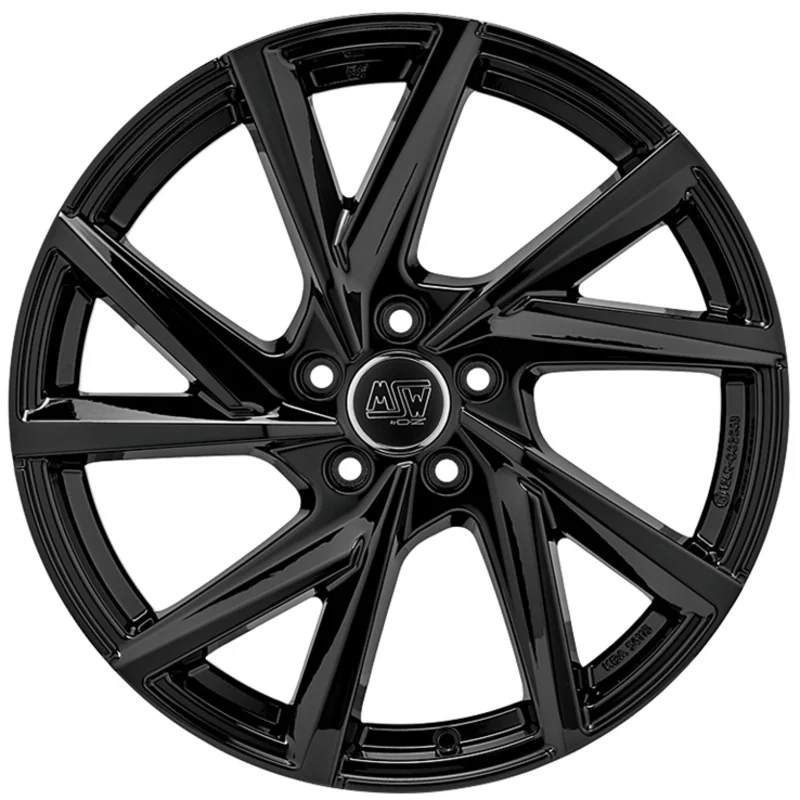 Felgen MSW 80 8.0x19 5x108 ET42 Gloss Black
