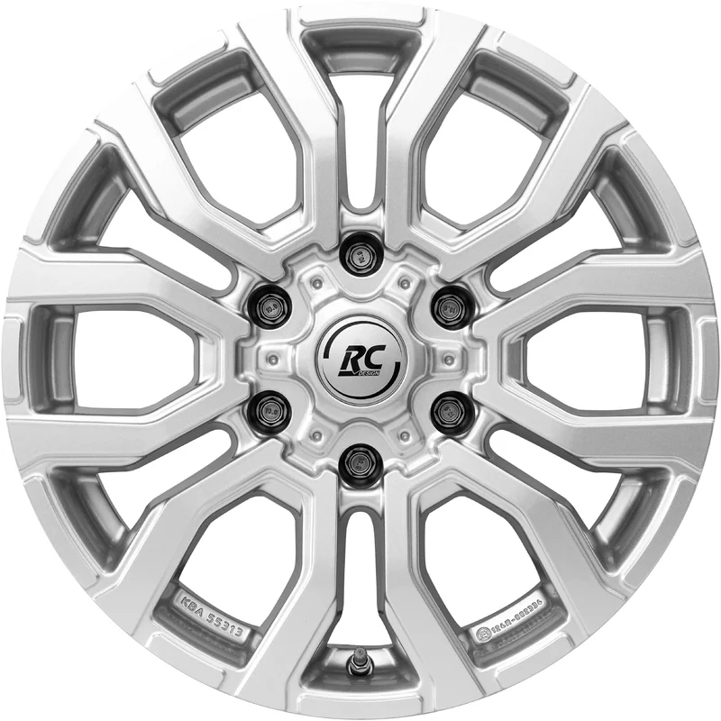 Felgen RC Design RC35 6.5x16 6x120 ET50 Kristallsilber